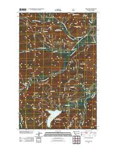 Spar Lake Montana Historical topographic map, 1:24000 scale, 7.5 X 7.5 Minute, Year 2011