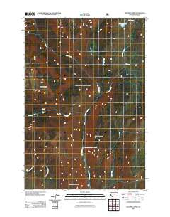 Specimen Creek Montana Historical topographic map, 1:24000 scale, 7.5 X 7.5 Minute, Year 2011