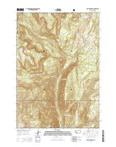 Specimen Creek Montana Current topographic map, 1:24000 scale, 7.5 X 7.5 Minute, Year 2014