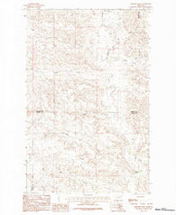 Spencer Point Montana Historical topographic map, 1:24000 scale, 7.5 X 7.5 Minute, Year 1984