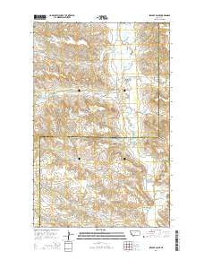 Spencer Point Montana Current topographic map, 1:24000 scale, 7.5 X 7.5 Minute, Year 2014