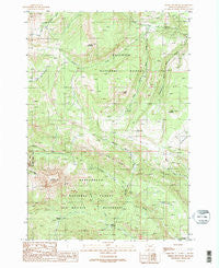 Sphinx Mountain Montana Historical topographic map, 1:24000 scale, 7.5 X 7.5 Minute, Year 1988