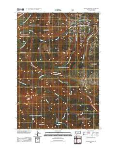Sphinx Mountain Montana Historical topographic map, 1:24000 scale, 7.5 X 7.5 Minute, Year 2011