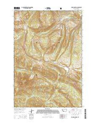 Sphinx Mountain Montana Current topographic map, 1:24000 scale, 7.5 X 7.5 Minute, Year 2014