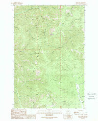 Spink Point Montana Historical topographic map, 1:24000 scale, 7.5 X 7.5 Minute, Year 1989