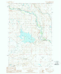 Split Rock Junction Montana Historical topographic map, 1:24000 scale, 7.5 X 7.5 Minute, Year 1986