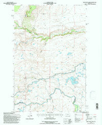 Split Rock Lake Montana Historical topographic map, 1:24000 scale, 7.5 X 7.5 Minute, Year 1995