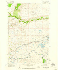 Split Rock Lake Montana Historical topographic map, 1:24000 scale, 7.5 X 7.5 Minute, Year 1958