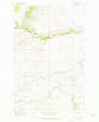 Split Rock Lake Montana Historical topographic map, 1:24000 scale, 7.5 X 7.5 Minute, Year 1958
