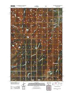 Sportsman Lake Montana Historical topographic map, 1:24000 scale, 7.5 X 7.5 Minute, Year 2011