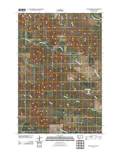 Sportsman Pond Montana Historical topographic map, 1:24000 scale, 7.5 X 7.5 Minute, Year 2011