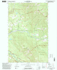 Spotted Bear Mountain Montana Historical topographic map, 1:24000 scale, 7.5 X 7.5 Minute, Year 1994