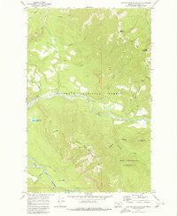 Spotted Bear Mountain Montana Historical topographic map, 1:24000 scale, 7.5 X 7.5 Minute, Year 1970