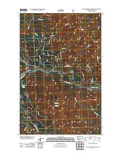 Spotted Bear Mountain Montana Historical topographic map, 1:24000 scale, 7.5 X 7.5 Minute, Year 2011