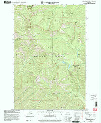 Spread Mountain Montana Historical topographic map, 1:24000 scale, 7.5 X 7.5 Minute, Year 1999