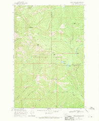 Spread Mountain Montana Historical topographic map, 1:24000 scale, 7.5 X 7.5 Minute, Year 1968