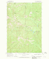 Spread Mountain Montana Historical topographic map, 1:24000 scale, 7.5 X 7.5 Minute, Year 1968