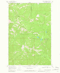 Spread Mountain Montana Historical topographic map, 1:24000 scale, 7.5 X 7.5 Minute, Year 1968