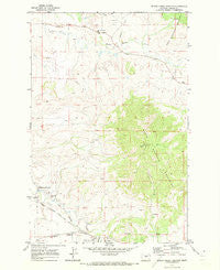 Spring Creek Junction Montana Historical topographic map, 1:24000 scale, 7.5 X 7.5 Minute, Year 1970