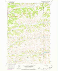Spring Creek Ranch Montana Historical topographic map, 1:24000 scale, 7.5 X 7.5 Minute, Year 1967