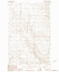 Spring Creek SW Montana Historical topographic map, 1:24000 scale, 7.5 X 7.5 Minute, Year 1983