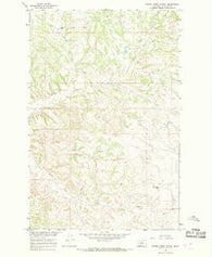 Spring Creek School Montana Historical topographic map, 1:24000 scale, 7.5 X 7.5 Minute, Year 1965