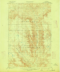 Spring Creek Montana Historical topographic map, 1:62500 scale, 15 X 15 Minute, Year 1915