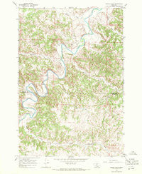Spring Gulch Montana Historical topographic map, 1:24000 scale, 7.5 X 7.5 Minute, Year 1967