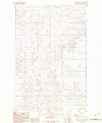 Spring Valley East Montana Historical topographic map, 1:24000 scale, 7.5 X 7.5 Minute, Year 1983