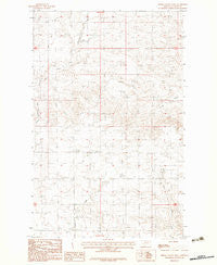 Spring Valley West Montana Historical topographic map, 1:24000 scale, 7.5 X 7.5 Minute, Year 1983