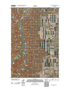 Spring Coulee Montana Historical topographic map, 1:24000 scale, 7.5 X 7.5 Minute, Year 2011