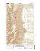 Spring Coulee Montana Current topographic map, 1:24000 scale, 7.5 X 7.5 Minute, Year 2014