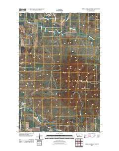 Spring Creek Junction Montana Historical topographic map, 1:24000 scale, 7.5 X 7.5 Minute, Year 2011