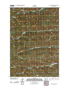 Spring Creek Ranch Montana Historical topographic map, 1:24000 scale, 7.5 X 7.5 Minute, Year 2011