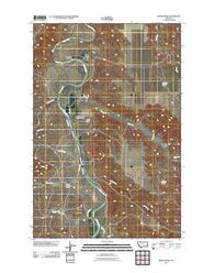 Spring Draw Montana Historical topographic map, 1:24000 scale, 7.5 X 7.5 Minute, Year 2011