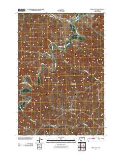 Spring Gulch Montana Historical topographic map, 1:24000 scale, 7.5 X 7.5 Minute, Year 2011