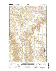 Spring Valley East Montana Current topographic map, 1:24000 scale, 7.5 X 7.5 Minute, Year 2014