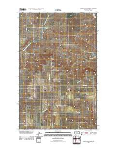 Spring Valley West Montana Historical topographic map, 1:24000 scale, 7.5 X 7.5 Minute, Year 2011