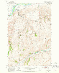 Springdale Montana Historical topographic map, 1:24000 scale, 7.5 X 7.5 Minute, Year 1951