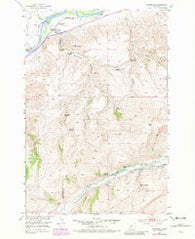 Springdale Montana Historical topographic map, 1:24000 scale, 7.5 X 7.5 Minute, Year 1951