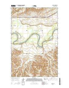 Sprole Montana Current topographic map, 1:24000 scale, 7.5 X 7.5 Minute, Year 2014