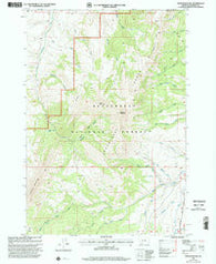 Spur Mountain Montana Historical topographic map, 1:24000 scale, 7.5 X 7.5 Minute, Year 1997