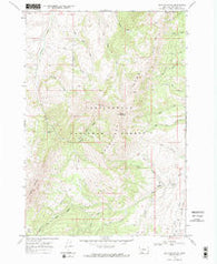 Spur Mountain Montana Historical topographic map, 1:24000 scale, 7.5 X 7.5 Minute, Year 1968