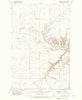 Square Butte NE Montana Historical topographic map, 1:24000 scale, 7.5 X 7.5 Minute, Year 1972