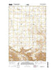Square Butte SE Montana Current topographic map, 1:24000 scale, 7.5 X 7.5 Minute, Year 2014