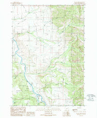 Squaw Creek Montana Historical topographic map, 1:24000 scale, 7.5 X 7.5 Minute, Year 1988