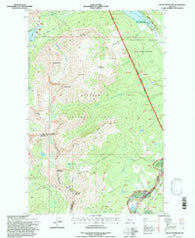 Squaw Mountain Montana Historical topographic map, 1:24000 scale, 7.5 X 7.5 Minute, Year 1995