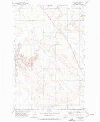 St. Johns Montana Historical topographic map, 1:24000 scale, 7.5 X 7.5 Minute, Year 1972