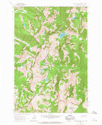 St. Joseph Peak Montana Historical topographic map, 1:24000 scale, 7.5 X 7.5 Minute, Year 1964