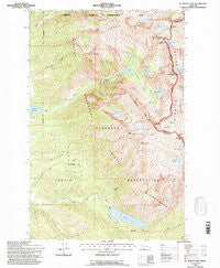 St Marys Lake Montana Historical topographic map, 1:24000 scale, 7.5 X 7.5 Minute, Year 1994